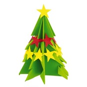 Kerst - vilt - decolint ster 5 ass