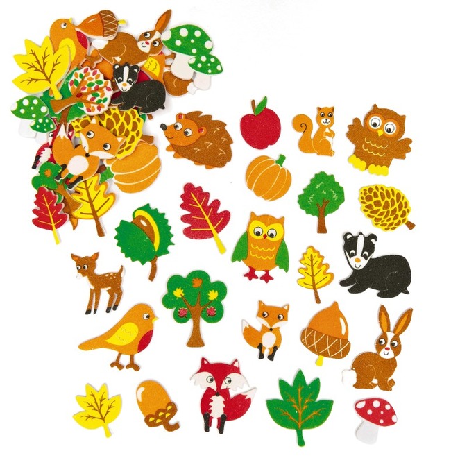 Kerst-foamstickers-herfst