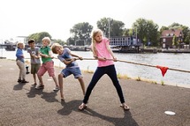 Sport en spel - touwtrekken