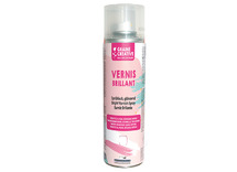 Vernis - spray - brillant - 250 ml