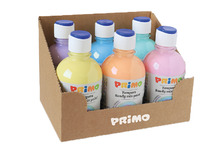 Verf - plakaatverf - primo - pastel - set van 6 x 300ml