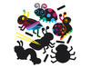 Lente - kraspapier - magneten - insecten - set van 12
