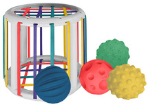 Sensorische ballen - Edushape - sensory push & roll - Set van 5