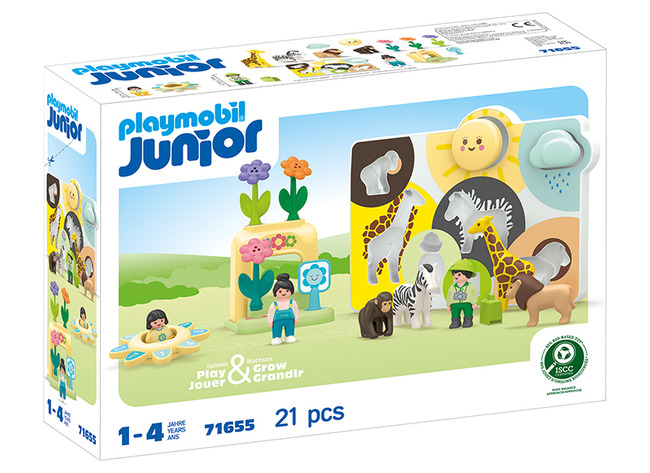 Speelsets - Playmobil Junior 71655 Mijn Eerste Playmobil - Wilde Dieren - Set Van 21