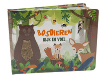 Boek - Kijk En Voel - Bosdieren