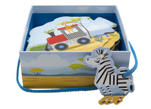 Boek - Boek Met Puzzel - Wilde Dieren