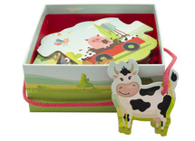 Boek - Boek Met Puzzel - Boerderijdieren