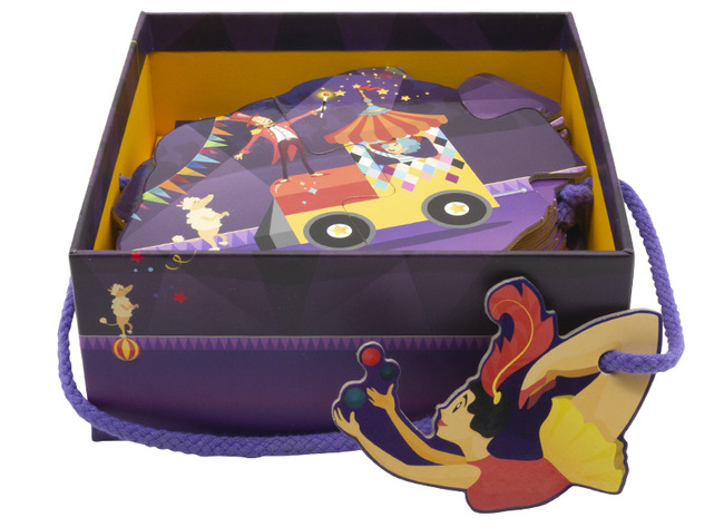 Boek - Boek Met Puzzel - Tegenstellingen In Het Circus - Per Stuk