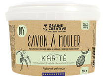 Zeep - zeepbasis - karité - 500 g - per stuk