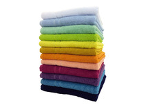 Textiel - gastendoekjes - badstof - 30x50 cm - per stuk - licht blauw - verkrijgbaar in 12 kleuren