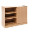 Kast Basic 1 M, Met 5 Planken En 1 Deur Rechts