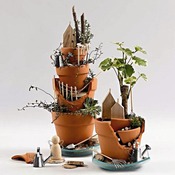 Terracotta - bloempot 15cm 5st