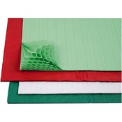 Papier - honingraat - Kerst - pak van 8 vellen