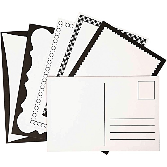 Papier-postkaarten 50ass
