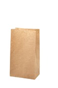 Zakken - kraftpapier - bruin - 27 x 9 x 15 cm - set van 100