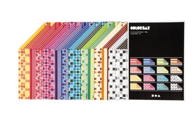 Knutselpapier - Colorbar - A4 - 100 G - Motieven - Set Van 160 Assorti