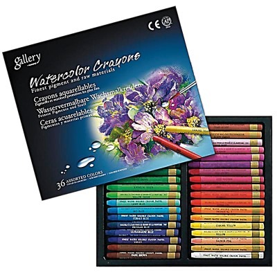 Tekenen-aqua Crayons 36 Ass