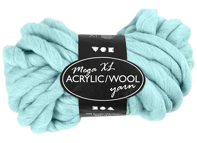 Garen - Acrylgaren - 15 M - 300 G - Turkoois - Per Stuk