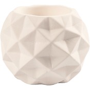 Kerst - Theelichthouder Ceramic Geometric - 6St