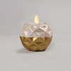 Kerst - theelichthouder ceramic geometric - 6st