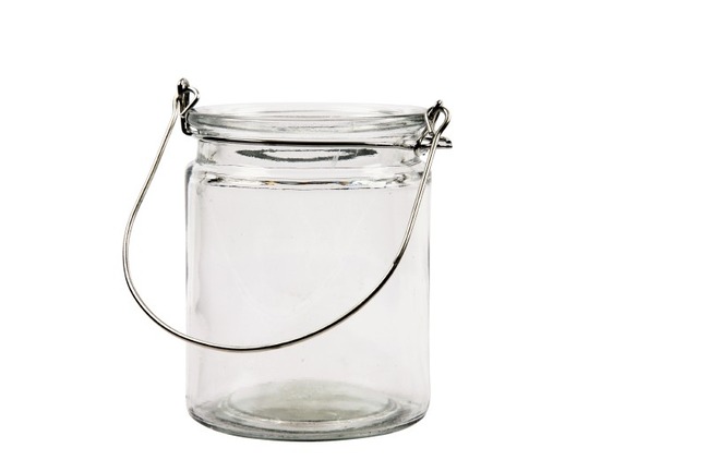 Theelichthouder - Glas - Lantaarn - 10 X 7,6 Cm - Set Van 12