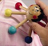 Massage Spin - hout - per stuk