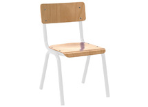 Stoel - Timon - Vaste Hoogte - 26 cm - onderstel ral 1018 - geel - per stuk