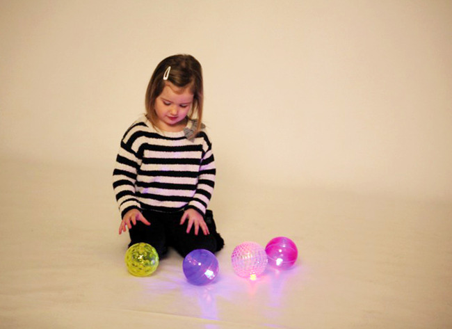 Snoezel-lichtgevende Botsballen Textuur