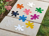Speelfiguren - tickit Splats - verfspatten - kunststof - transparant - gekleurd - voor lichtbord - set van 10 assorti