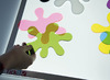Speelfiguren - tickit Splats - verfspatten - kunststof - transparant - gekleurd - voor lichtbord - set van 10 assorti