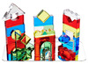 Speelblokken - tickit Colour Crystal Block Set - kunststof - transparant - gekleurd - voor lichtbord - set van 25 assorti