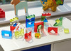 Speelblokken - tickit Colour Crystal Block Set - kunststof - transparant - gekleurd - voor lichtbord - set van 25 assorti