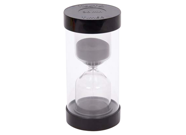 Zandlopers - Tickit Colourbright Sand Timer - 15 X 7,2 Cm - 30 Minuten - Per Stuk