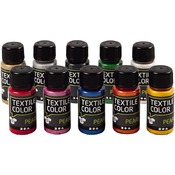 Verf - textielverf - pearl - 10 x 50 ml