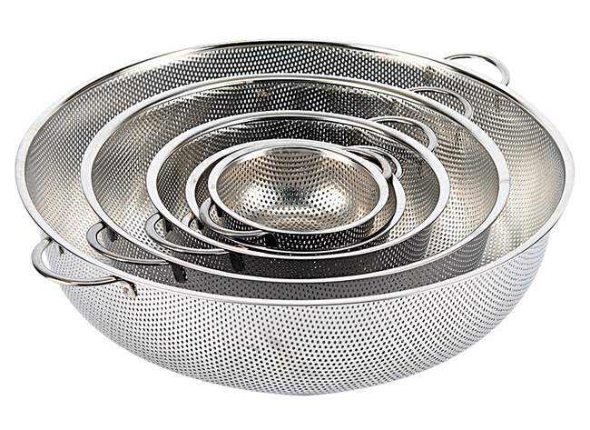 Buitenspeelgoed - Zand-en Water - Metalen Zeven - Set Van 5