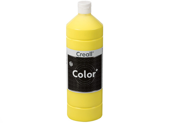 Verf - Plakkaatverf - Creall Color+ - 500 Ml - Geel - Per Stuk