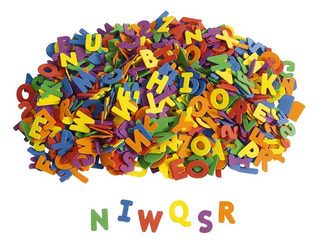 Letters - Foam - Voordeelpakket - Set Van 2208 Assorti