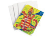 Canvas - schilderpaneel - 15 x 20,5 cm - wit - set van 12