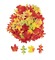 Figuren - Bladeren - Herfst - Set Van 200 Assorti
