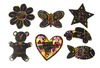 Papier - Magisch Regenboogpapier - Figuren Klasset 96 St