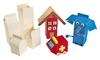 Doosjes - karton - wit - set van 24