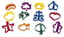 Kleistempels - figuren - met handvat - set van 12
