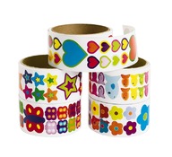Stickers - op rol - set van 5