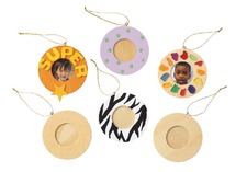 Fotokaders - hout - hangers - set van 12