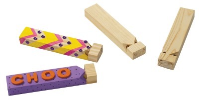 Treinfluitjes - Hout - Per Set