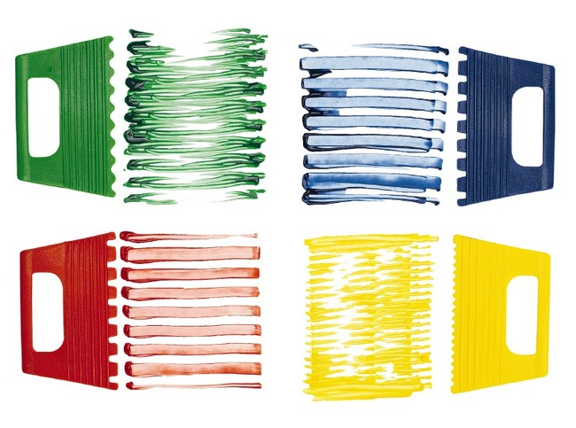 Verf-verfkrassers-set Van 4