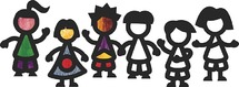 Raamfolie - figuren - Royclo - glasraamvriendjes - set van 36 assorti