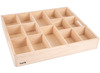 Sorteerbak - tickit Wooden Sorting Tray - 50 x 43,5 cm - hout - 14 vakken - loose parts - per stuk