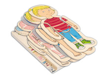 Spel - Gezondheid - 5-In-1 Lichaamspuzzel - Meisje