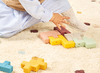 Speelblokken - Miniland - zachte blokken met dieren - puzzel - tactiel - set van 10